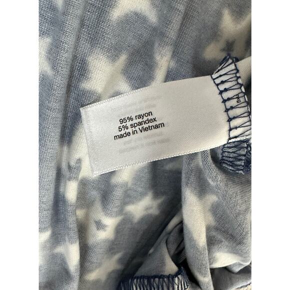 Lane Bryant Halter Fit & Flare Patriotic Stars Ruffle Dress 3XL see descr. - Picture 10 of 11